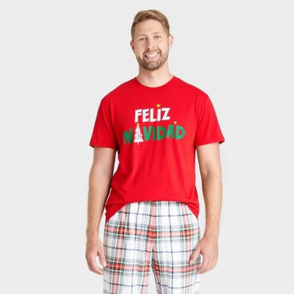 Wondershop at Target Feliz Navidad Christmas Holiday Lounge Pajama Shirt